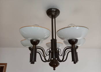 Lampa sufitowa klasyczna pięcioramienna