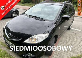 Mazda 5 1,8 benzyna, klimatronik, 7 m,przyciemniane szyby, isofix,podg. fo…