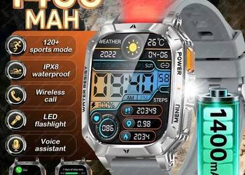 Smart Watch AK103 - 2,1-calowy wyświetlacz HD, BATERIA 1400 Ah !!!
