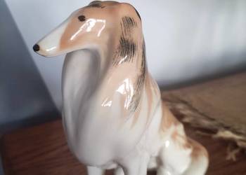 Duży Pies Collie Łomonosow ZSRR | Stan Witrynowy 18cm