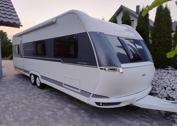 DOM NA KÓŁKACH PRZYCZEPA HOBBY PRESTIGE VIP 7 MIEJSC OKAZJA SEZON 2026