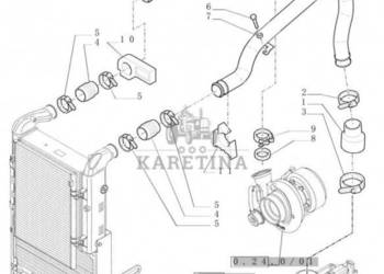 New Holland T6010 T6090 T6070 T7230 Rurka 84136403