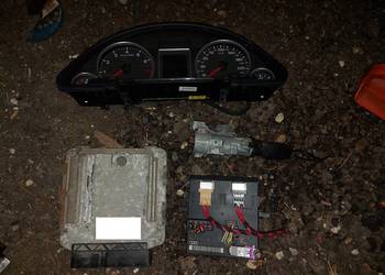 Audi A4 B7 2.0 20V 130 ALT KOMPUTER SILNIKA ZESTAW Startowy 8E0909557S