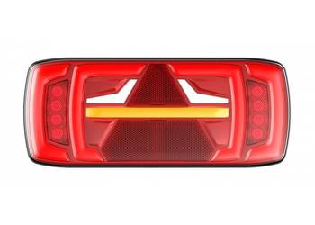 Lampa tylna LED neon dynamiczny kierunek trójkąt - lewa/prawa