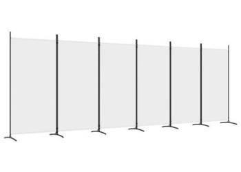 vidaXL Parawan 6-panelowy, biały, 520x180 cm(SKU:350270)