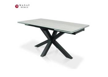 Stół ze spieku kwarcowego rozkładany 180-260x100cm  PIETRA