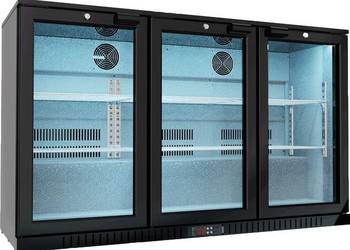 Barowa Witryna Chłodnicza Gastronomiczna 3-Drzwiowa 308l Stalgast 882323