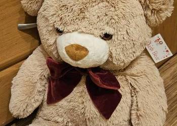 Duży Miś , puszysty, jasny brąż, nowy. Długość 70 cm