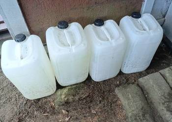 4x 25l Kanister baniak bańka na wodę paliwo kanistry baniaki pojemniki