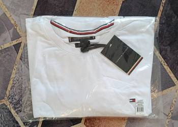 Longsleeve Tommy Hilfiger - najwyższa jakość, biały rozmiar L