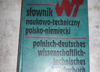 Słownik naukowo techniczny polsko - niemiecki. Praca Zbiorow
