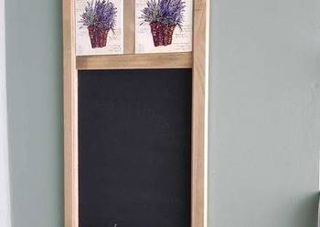 Czarna tablica kredowa szkolna + kreda