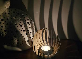 DIY mały świecznik - kula