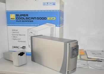 Nikon Coolscan 5000 ED w komplecie. NIKON + SF-210 + FH-3 + Silverfast