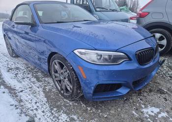BMW M235i Cabrio HARMAN, Grzana kiera/fotele, piękny stan, delikatnie uszk