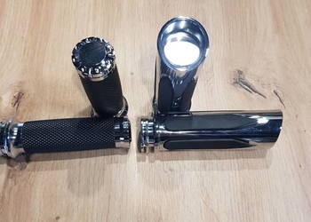 harley davidson manetki na kierownice calowe chrom