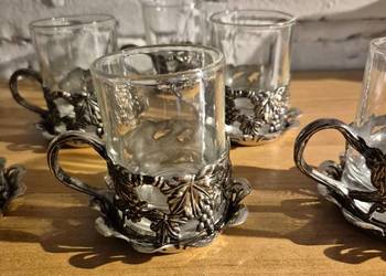 Zestaw szklanek do cherbaty Stare