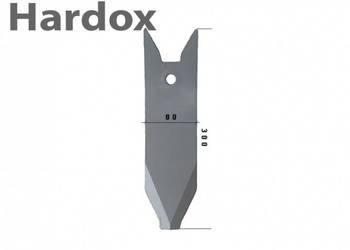 Dziób redlicy HARDOX części do grubera agregatu KONGSKILDE