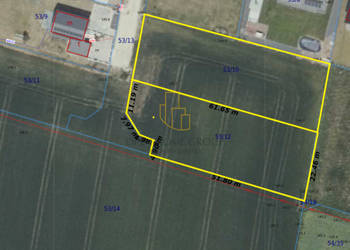 Tyniec Mały, działka budowlana 1231 m2, media