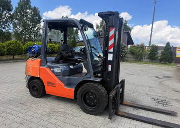 wózek widłowy TOYOTA 8FGJF35 LPG Triplex 4.3m udźwig 3500kg szeroki przesuw