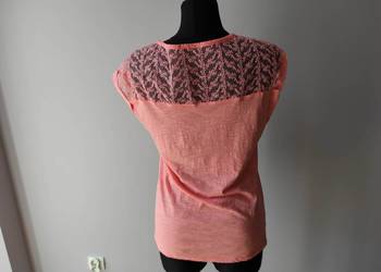 Różowa bluzka z koronką Cameieu 40 L - 42 XL