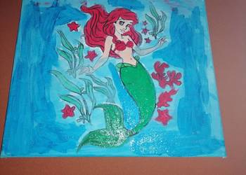 Obrazek na ścianę Arielka Mała Syrenka lub Elsa Disney.