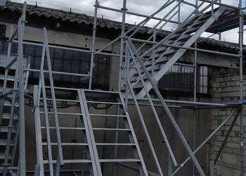 Schody, trapy do systemu modułowego rusztowań