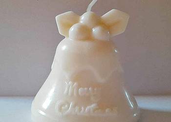 Świąteczne świeczki sojowe Dzwonek świąteczny sojowa świeczka