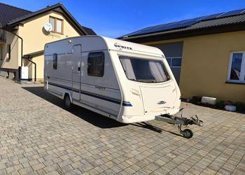 Przyczepa kempingowa Sprite Super 490 Francuskie spanie 1300kg