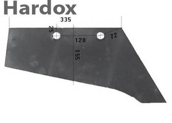 Lemiesz 300hektarów HARDOX N158/P części do pługa ROWER