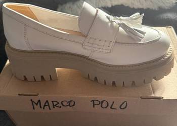 NOWE MARC O'POLO mokasyny skórzane z frędzlami rozm. 39