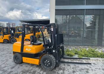 Nowy wózek widłowy, triplex, Gunter Grossmann 3T