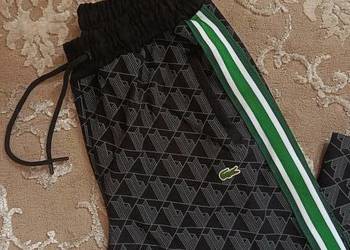 Spodnie dresowe męskie Lacoste Monogram - topowy model, rozmiar S