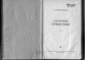 (2184) ELEKTRYCZNOŚĆ PRZYWRACA ZDROWIE -  STEFAN WEINFELD