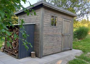 Domek narzędziowy ogrodowy drewniany schowek 3 x 2m