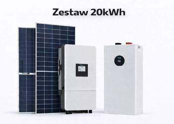 Zestaw budżetowy 20kWh LV (panele, inwerter 3 fazy, magazyn 16 kWh)