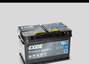 Akumulator 72Ah 720A Exide Premium EA722 PRAWY PLUS TCZEW 532X474X159