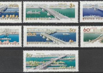 WĘGRY - MOSTY - DUNAJ - 1967 - CZYSTE **