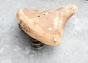 Siodełko Skórzane Ukraina lata 70-te