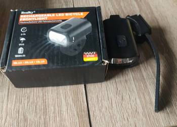 Lampka Rowerowa Przednia LED Wodoodporna Akumulatorowa