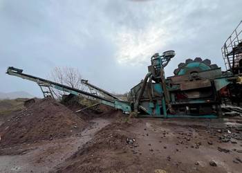 Hydrocyklon Odwadniacz kołowy Przesiewacz Powerscreen Terex Finemaster 120