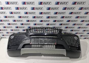 BMW X3 F25 ZDERZAK PRZÓD ORYGINAŁ 475 BLACK SAPHIRE 