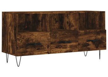 Szafka pod TV przydymiony dąb 102x36x50 cm WM-829033