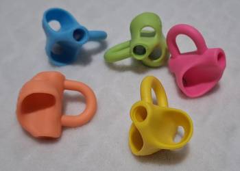 Uchwyt do pisania, Korektor do prawidłowej postawy palców dłoni, nauka chwy