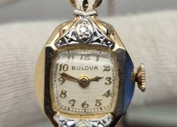 Zabytkowy zegarek damski *Bulova* 10K