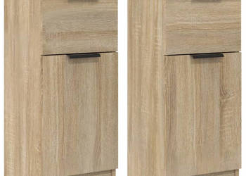 Szafki 2 szt dąb sonoma 30x30x70 cm materiał drewnopochodny WM-811122