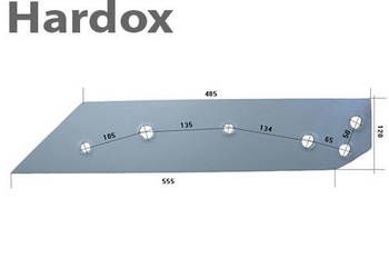 Płoza długa HARDOX 57998/P części do pługa OVERUM