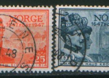 Zn. Norwegia Mi 326, 32 kas. 1947