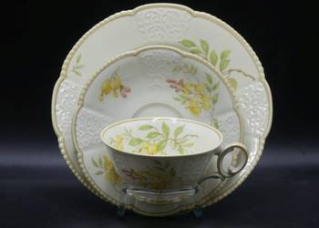 Komplet śniadaniowy Sorau Żary, Czerwone Róże, 1928 - 45, UNIKAT!!!