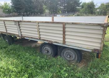 Przyczepa czteroosiowa na oponach 650x16